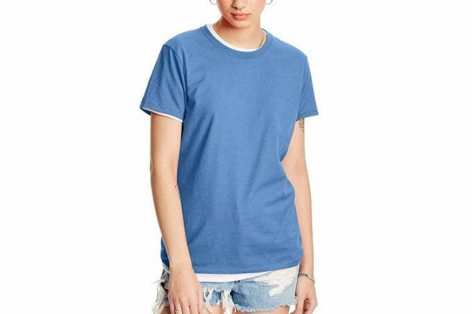 „Hanes“ moteriški „Perfect-T“ marškinėliai trumpomis rankovėmis