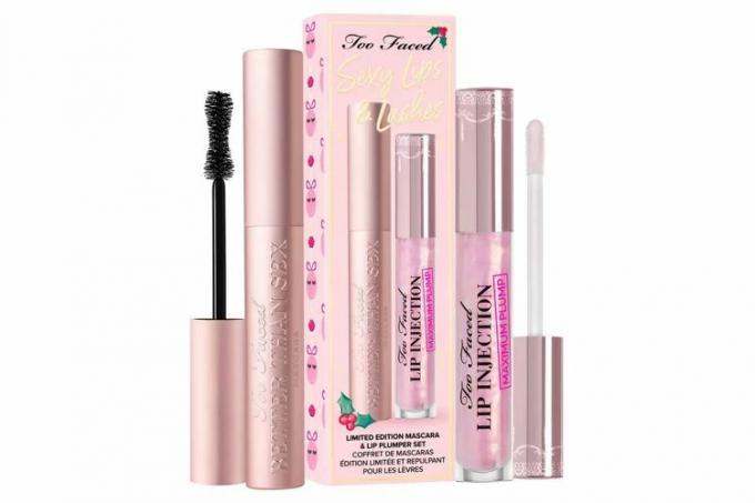 „Target Too Faced Sexy Lips & Lashes Riboto leidimo tušo ir lūpų putlinimo rinkinys