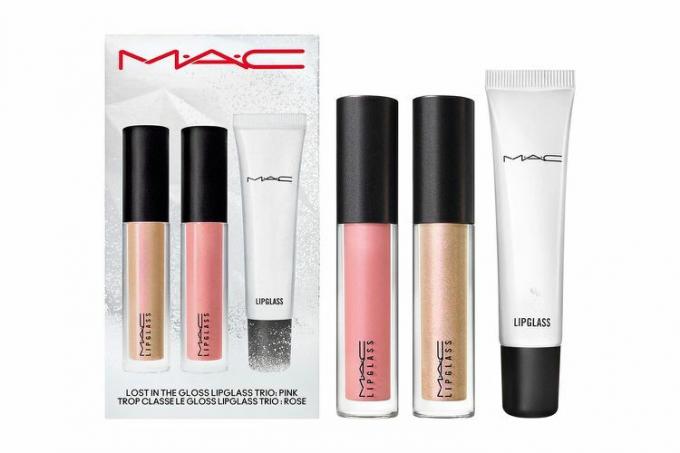 „Nordstrom MAC“ pasiklydo „The Gloss Lipglass Trio“.